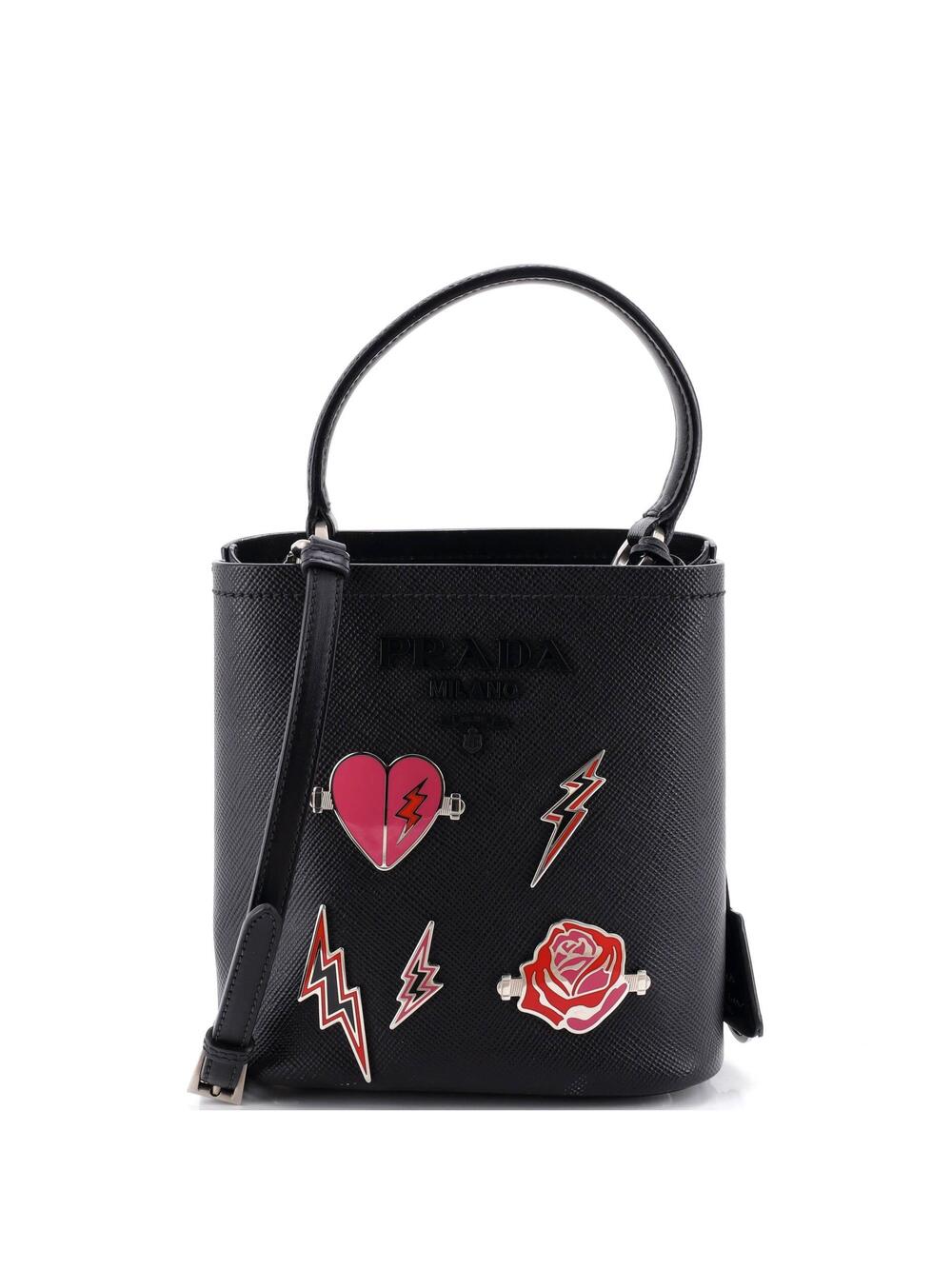 Prada Panier Bucket Bag Embellished #377723P19B